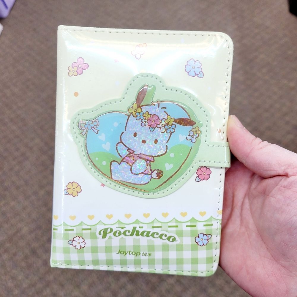 Brand New Sanrio Pochacco Green Dairy Notebook